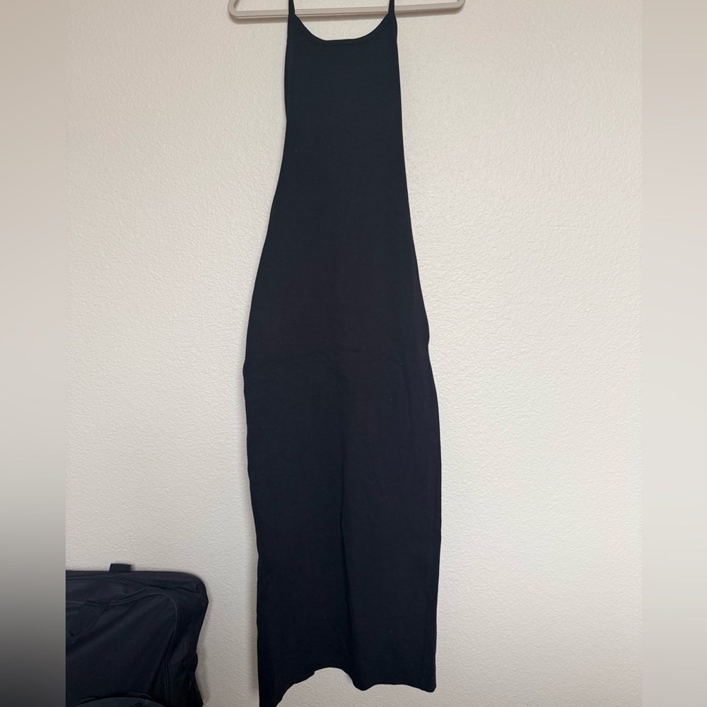 Princess Polly Karyssa Rib Maxi Dress Black